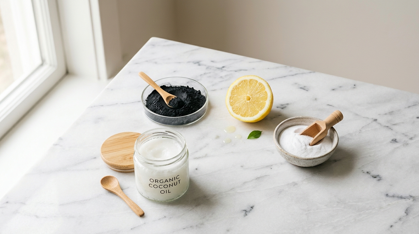 Ingrediente naturale – cărbune, bicarbonat și lămâie – analizate medical